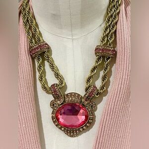 Heidi Daus 🆕 “Chain Of Events” rope chain design necklace